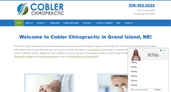 Desktop Screenshot of coblerchiropractic.com