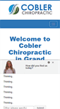 Mobile Screenshot of coblerchiropractic.com